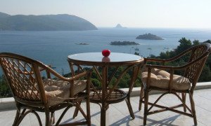 Poros - balcony view