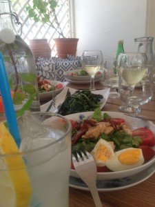 Delicious and healthy typical Greek food