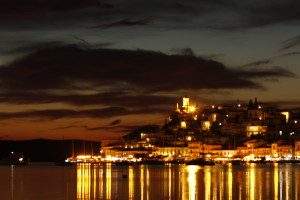 Poros by night