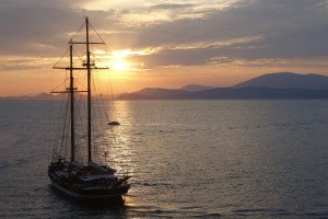 Unforgettable sunsets on Hydra
