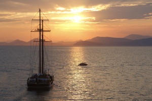 Unforgettable sunsets on Hydra