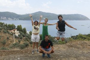 Silvia and Alberto from Italy and their great holiday in Greece