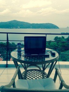 This is what our working space looked like :-