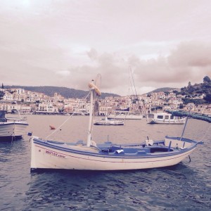 Poros island and its boats