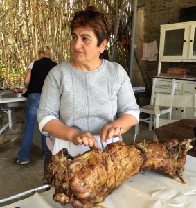 Here comes the lamb!