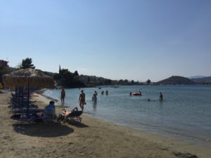 Best beaches on Poros and vicinity - Aliki beach close to Live-Bio