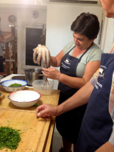 Katerina (the chef) from Odyssey in action!
